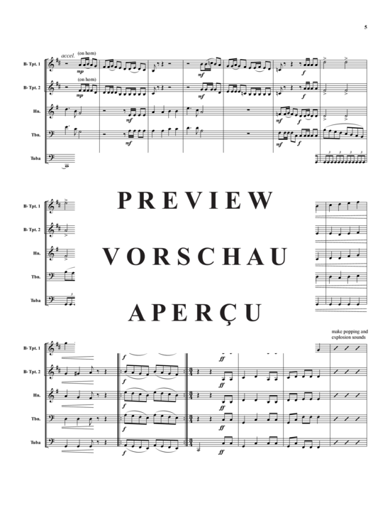 Produktgalerie: Seite 6 von 21 1812' OverDone , , (Blechbläserquintett)