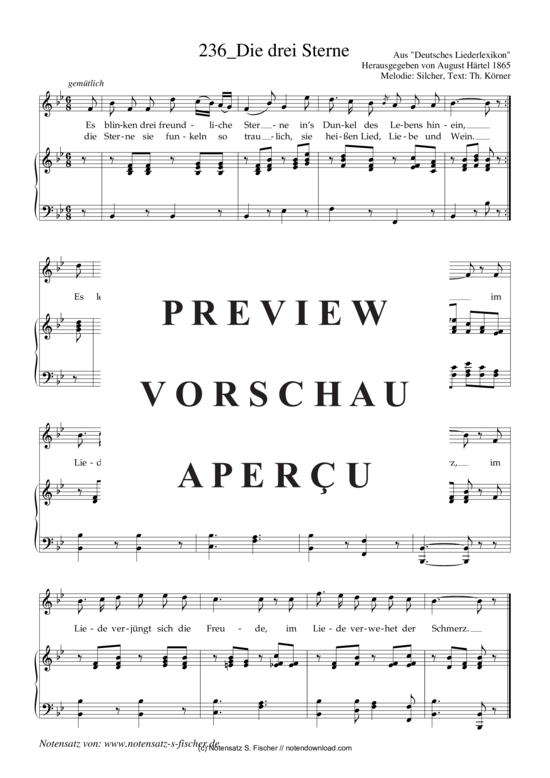 Product gallery: Page 2 of 3 Die drei Sterne , , Piano and Voice