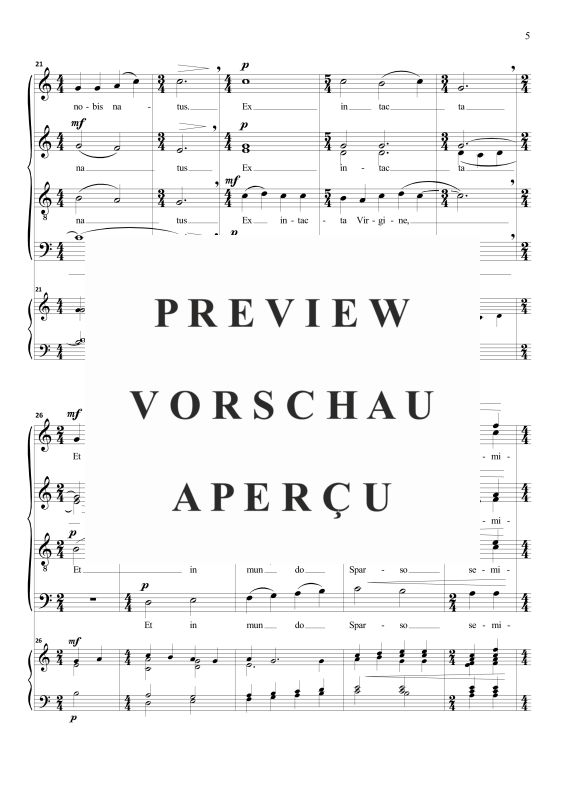 Produktgalerie: Seite 6 von 11 Pange Lingua (motet on Gregorian theme), , Gemischter Chor