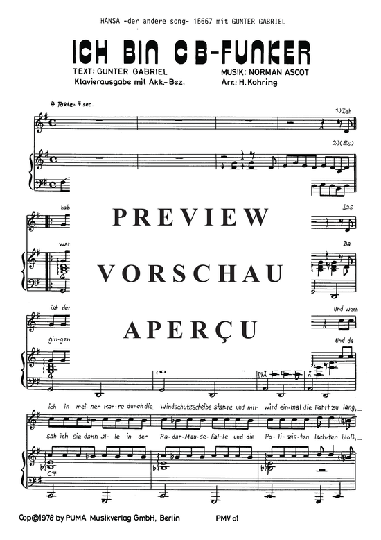 Produktgalerie: Seite 4 von 5 Ich bin CB-Funker, Gabriel, 	Gunter, Klavier und Gesang