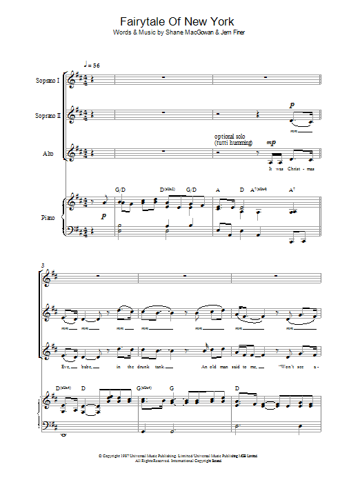 Product gallery: Page 1 of 1 Fairytale Of New York, The Pogues featuring Kirsty MacColl