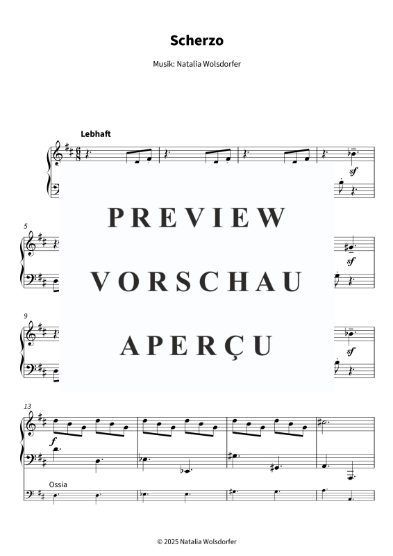 Produktgalerie: Seite 5 von 7 Staffellauf - Lebhaftes Scherzo für Klavier in D-Dur, , Klavier Solo