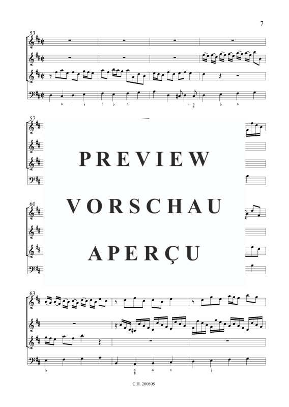 Produktgalerie: Seite 8 von 11 Sonata à 3 Violini (mit Stimmen), , Gemischtes Ensemble 3 Violinen und BC