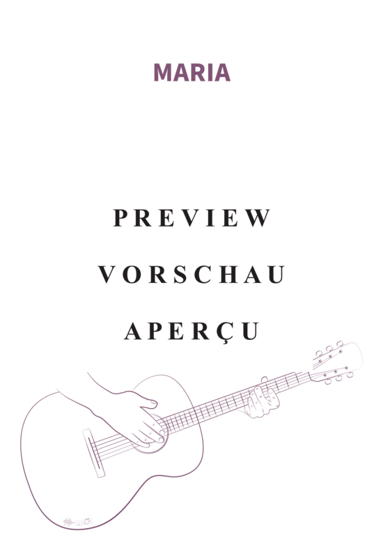 gallery: Maria, Yvaine, Vocal and Chords Leadsheet