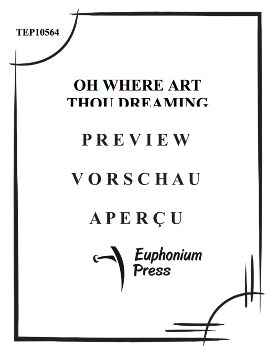 Product gallery: Page 2 of 10 Oh Where Art Thou Dreaming , , (Tuba Quartett EETT)