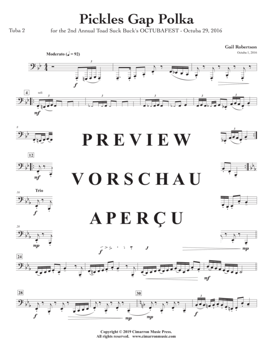 Product gallery: Page 16 of 17 Pickles Gap Polka , , (Tuba Quartett EETT)