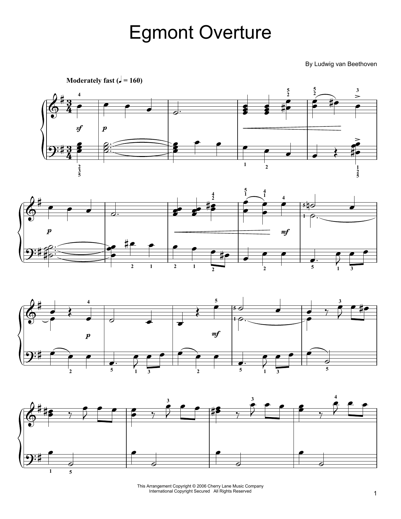 Produktbild zu: Overture To Egmont