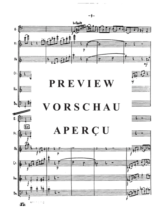 Produktgalerie: Seite 11 von 21 Sextet , , (Gemischtes Ensemble für Holzbläser Quintett + Euphonium Solo)