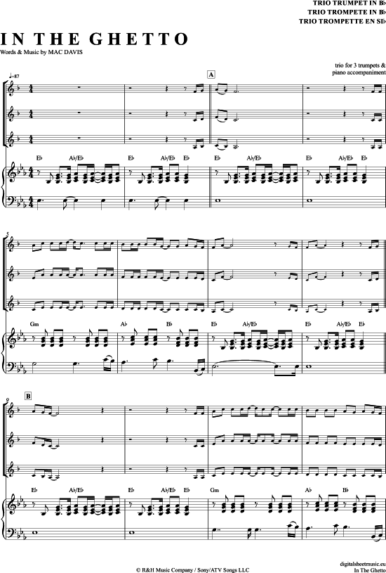 Produktbild zu: In The Ghetto Elvis Presley