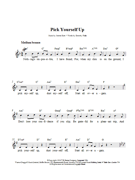 Product picture to: Pick Yourself Up