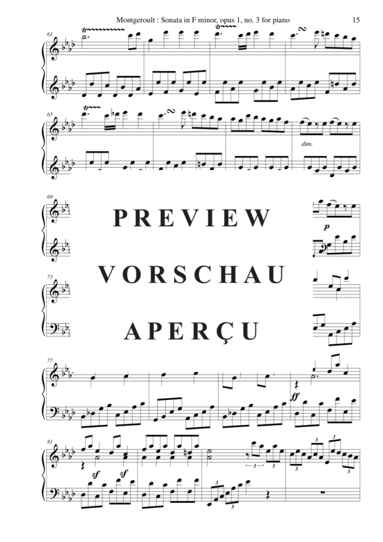 Product gallery: Page 16 of 21 Piano Sonata in F minor, Opus 1 no. 3 , Nicolas Horvath, Piano Solo