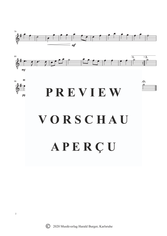 gallery: Herkules Trilogie, , Zupforchester - Einzelstimmen