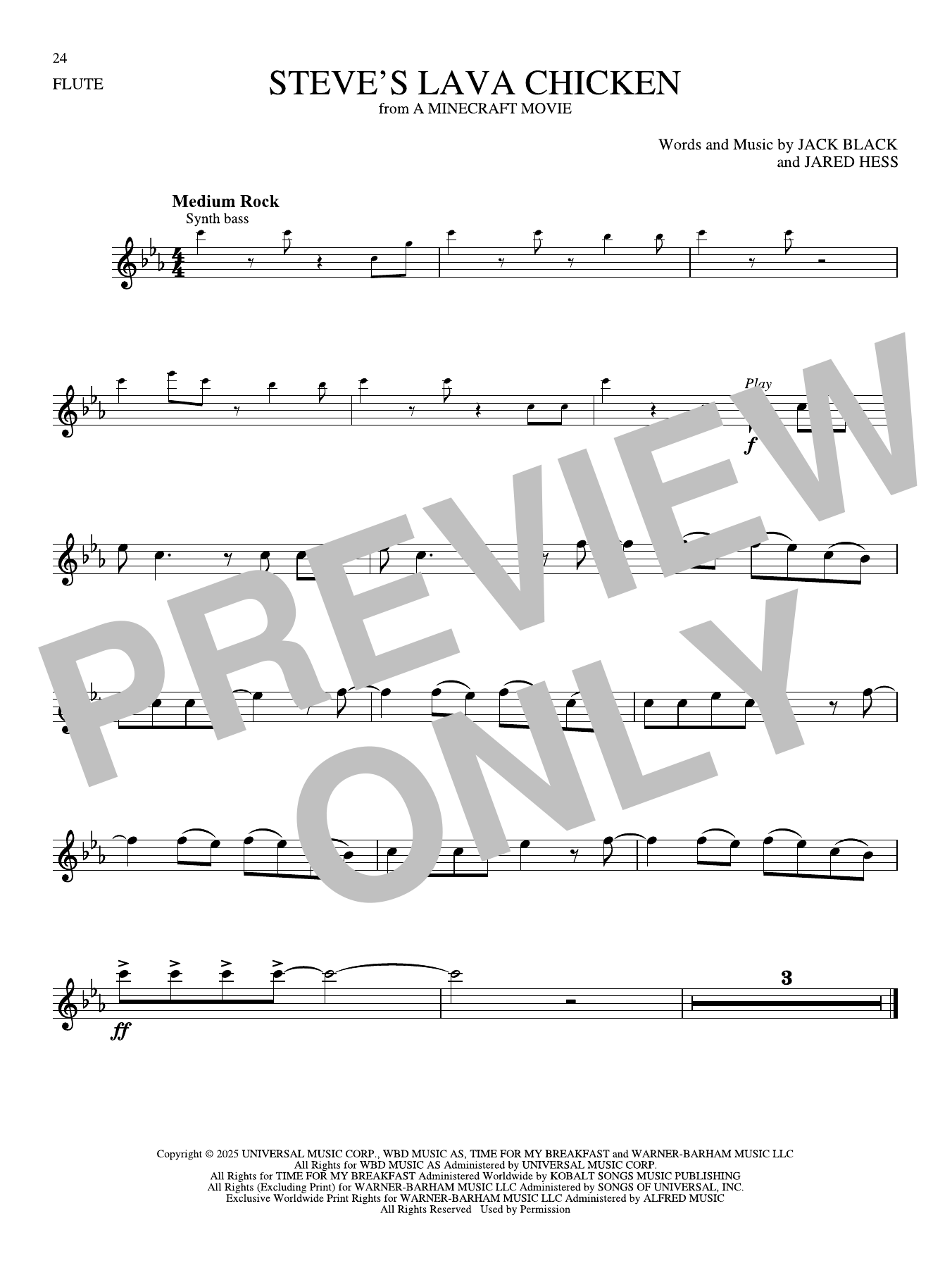 Product gallery: Page 1 of 1 Steve's Lava Chicken (from A Minecraft Movie), Jack Black