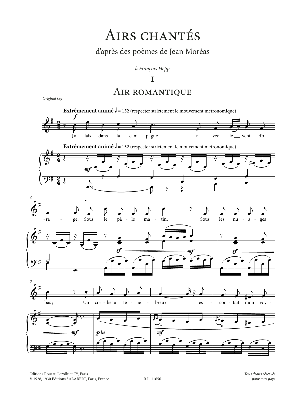 Produktbild zu: Airs chantés (Low Voice)