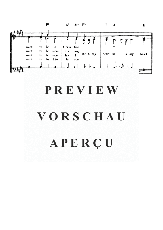 Produktgalerie: Seite 4 von 4 Lord, I Want to Be a Christian, , Gemischter Chor