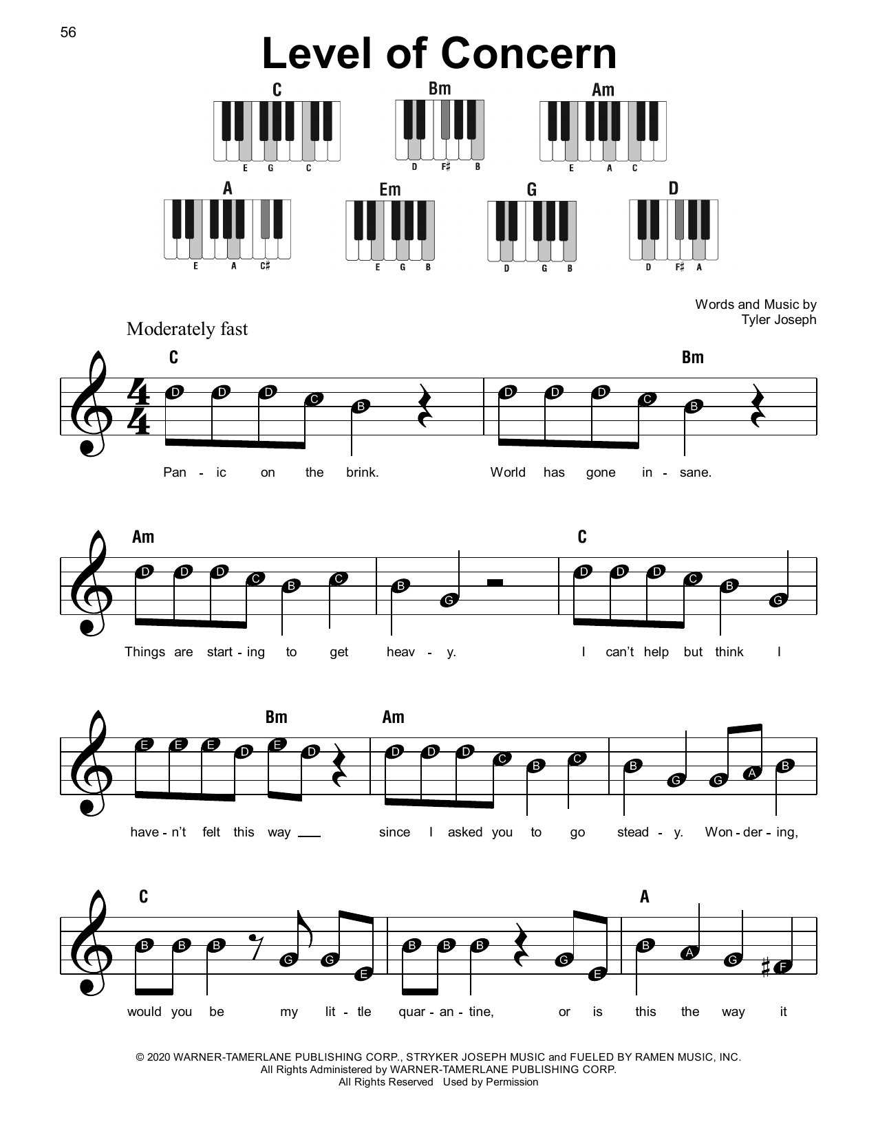 Product picture to:  Level Of Concern - Twenty One Pilots