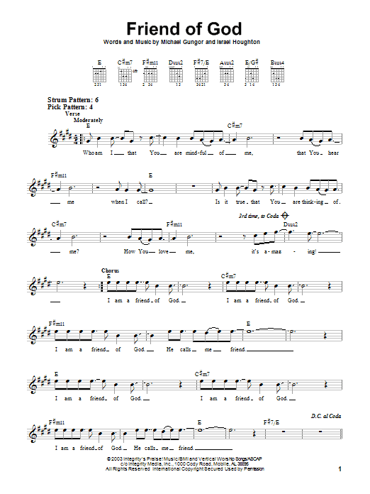 Product gallery: Page 1 of 1 Friend Of God, Israel Houghton