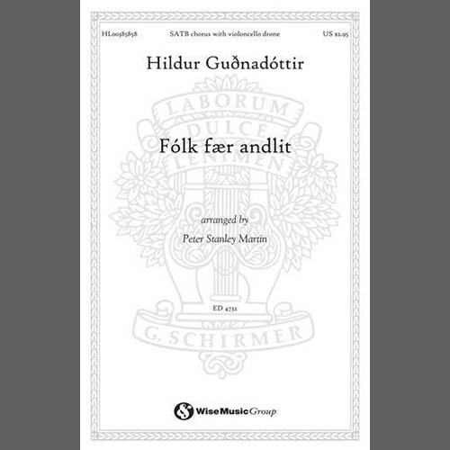 cover: Folk faer andlit (arr. Peter Stanley Martin), Hildur Gudnadottir