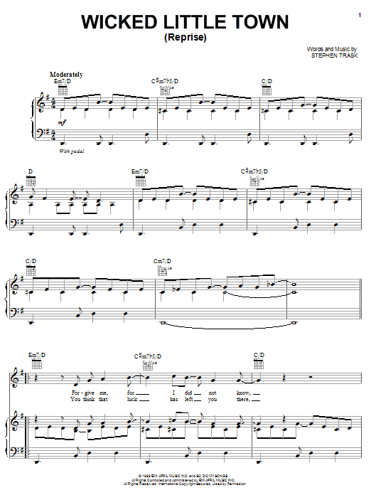 Produktbild zu: Wicked Little Town (Reprise)