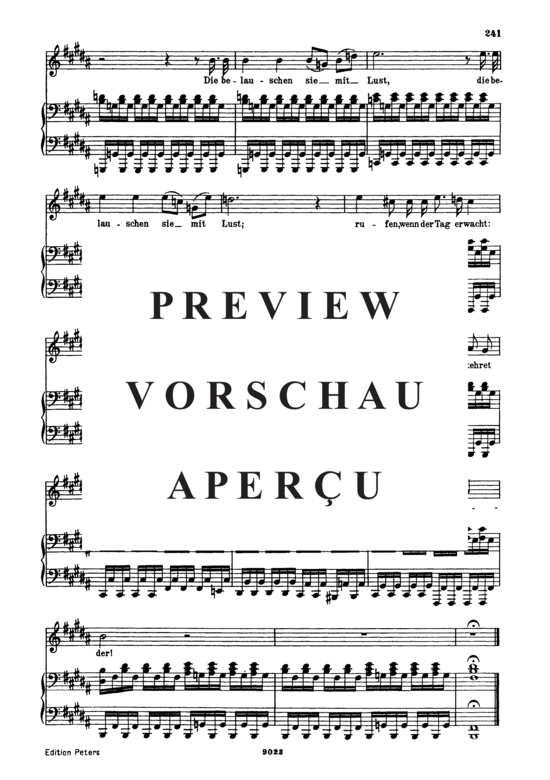 gallery: Nacht und Träume D.827 , , (Gesang hoch + Klavier)