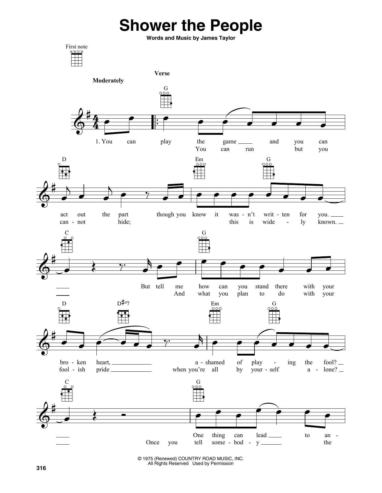 Product gallery: Page 1 of 1 Shower The People, James Taylor