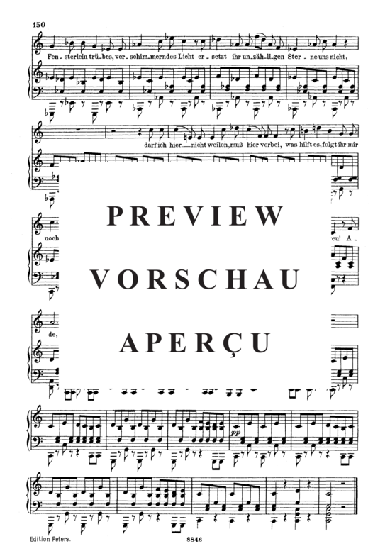 gallery: Abschied D.957-7 (Schwanengesang), , Gesang mittel und Klavier