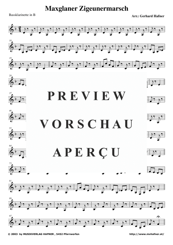 gallery: Maxglaner Zigeunermarsch, , (Klarinetten Quintett)