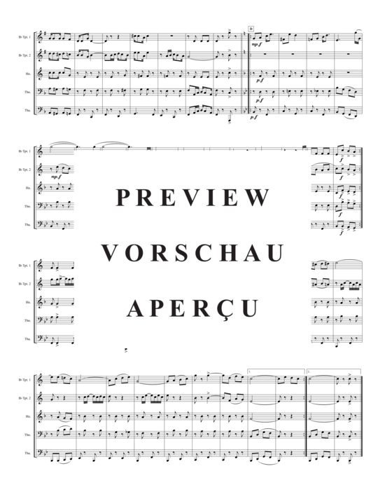 Produktgalerie: Seite 3 von 8 Creole Bells , , (Blechbläserquintett)