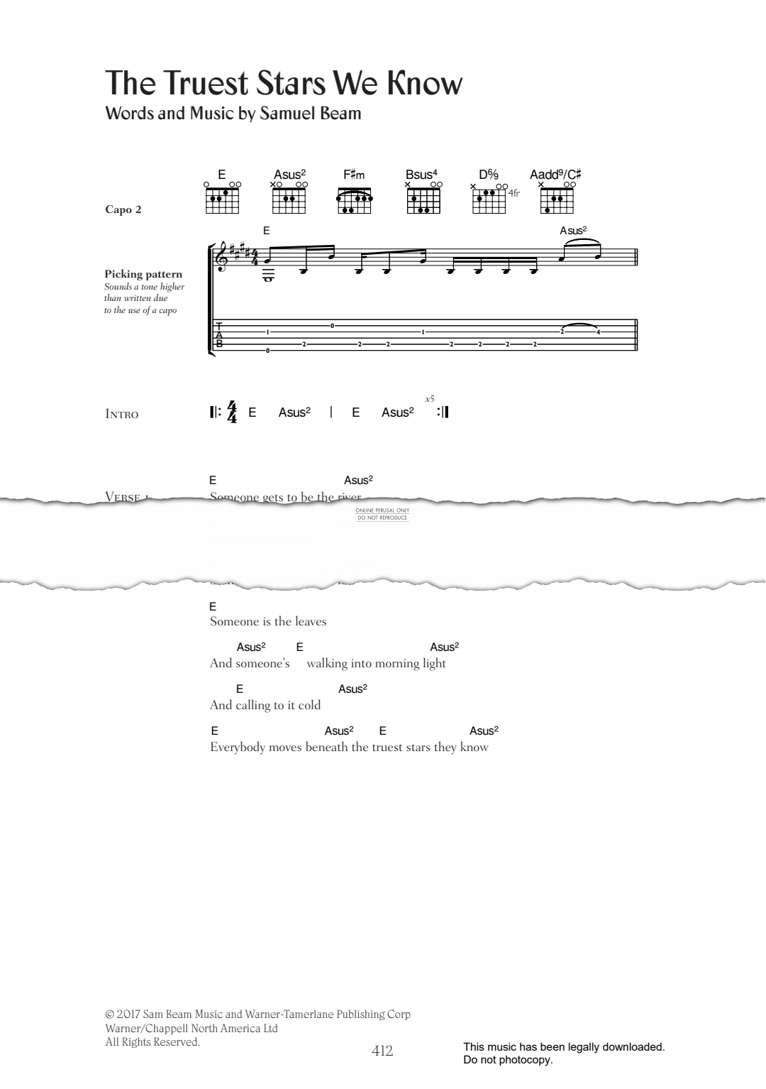 gallery: The Truest Stars We Know, Iron & Wine, Gesang, Gitarre