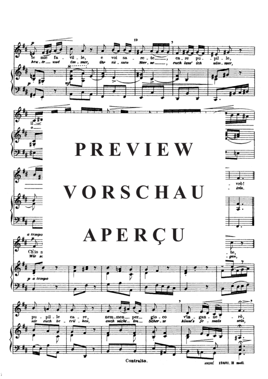 Product gallery: Page 5 of 6 Ch'io mai vi possa, Schimon Adolph, Low Voice and Piano