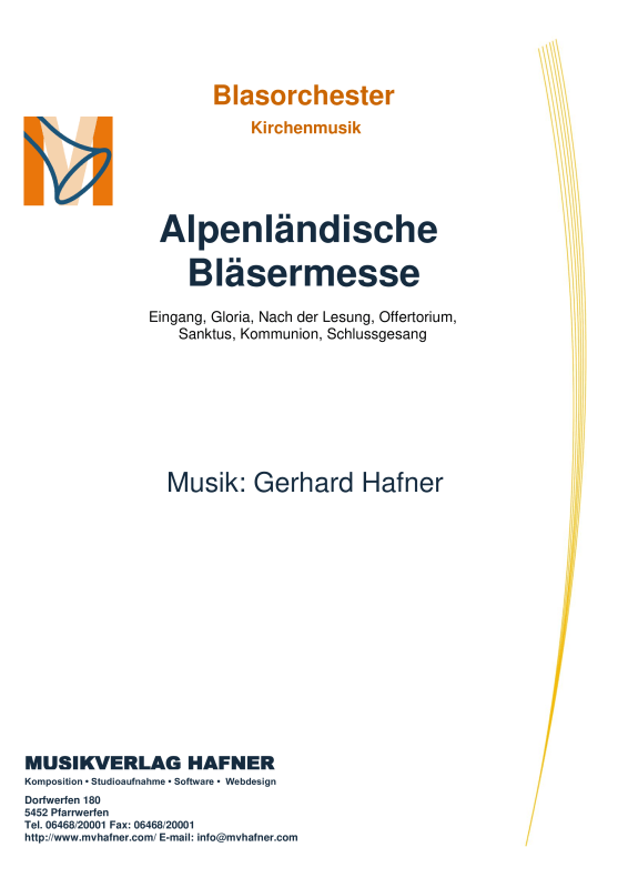 Product picture to: Alpenländische BläsermesseGerhard Hafner