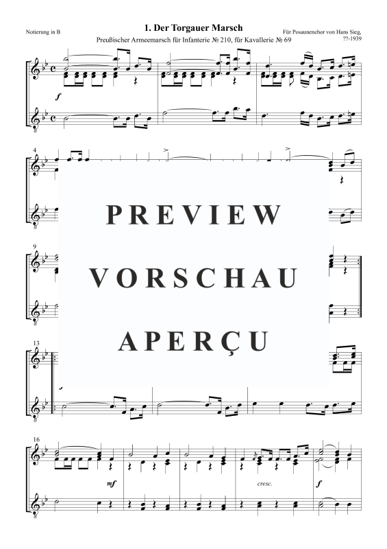 Product gallery: Page 4 of 5 Der Torgauer Marsch, , Trombone Choir