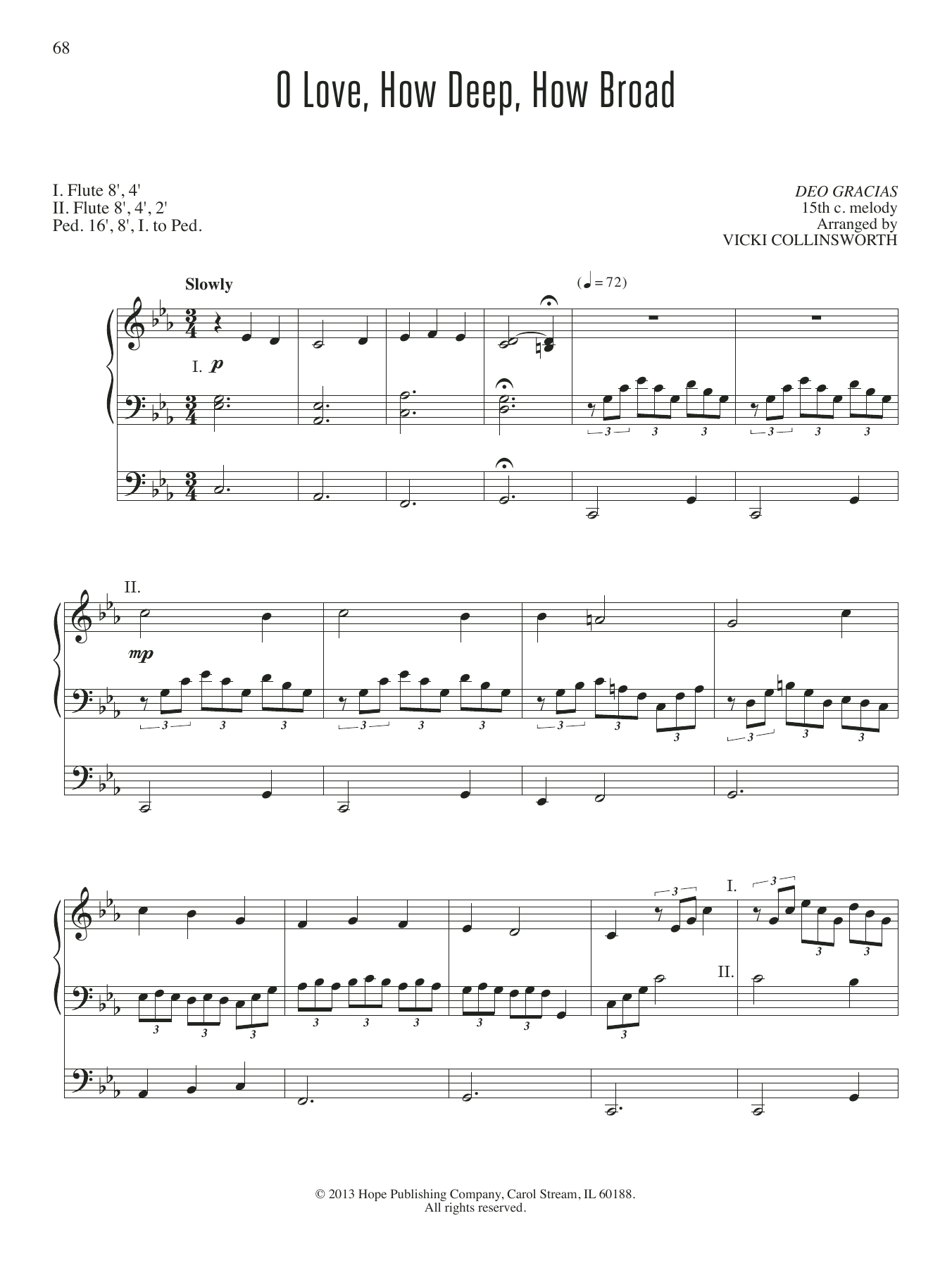 Product gallery: Page 1 of 1 O Love, How Deep, How Broad, VICKI COLLINSWORTH