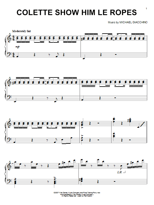 Product gallery: Page 1 of 1 Colette Shows Him Le Ropes, Michael Giacchino