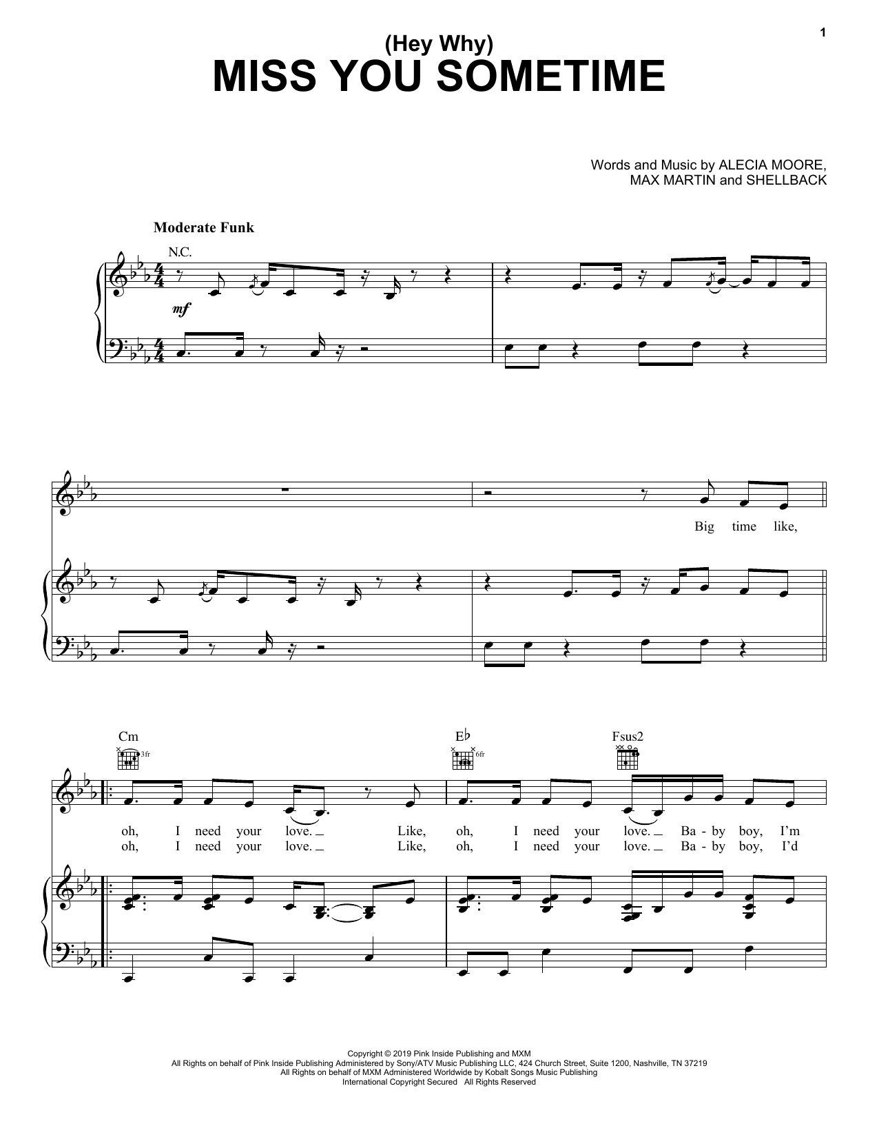 Produktbild zu: (Hey Why) Miss You Sometime