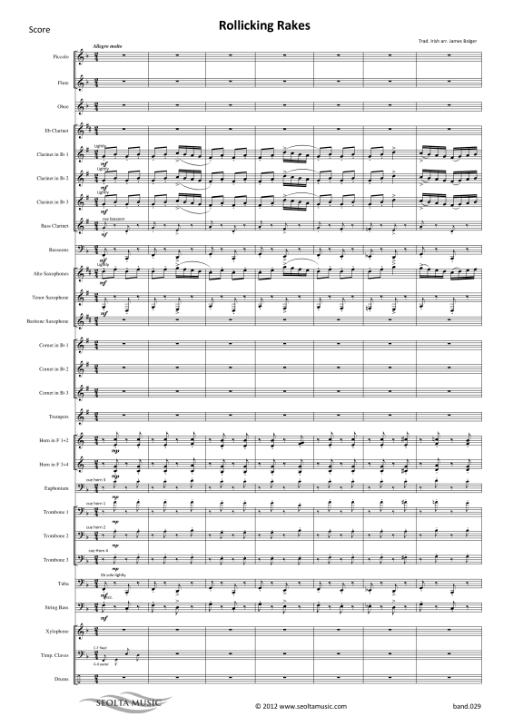 Produktgalerie: Seite 1 von 11 Rollicking Rakes, , Concert Band