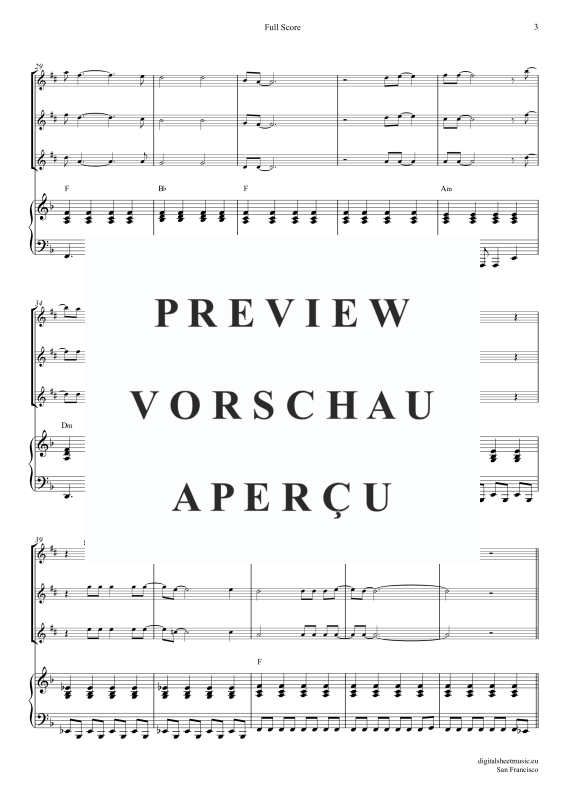 Produktgalerie: Seite 4 von 11 San Francisco, McKenzie, Scott, (Saxophon Trio AAA(T) + Klavier)