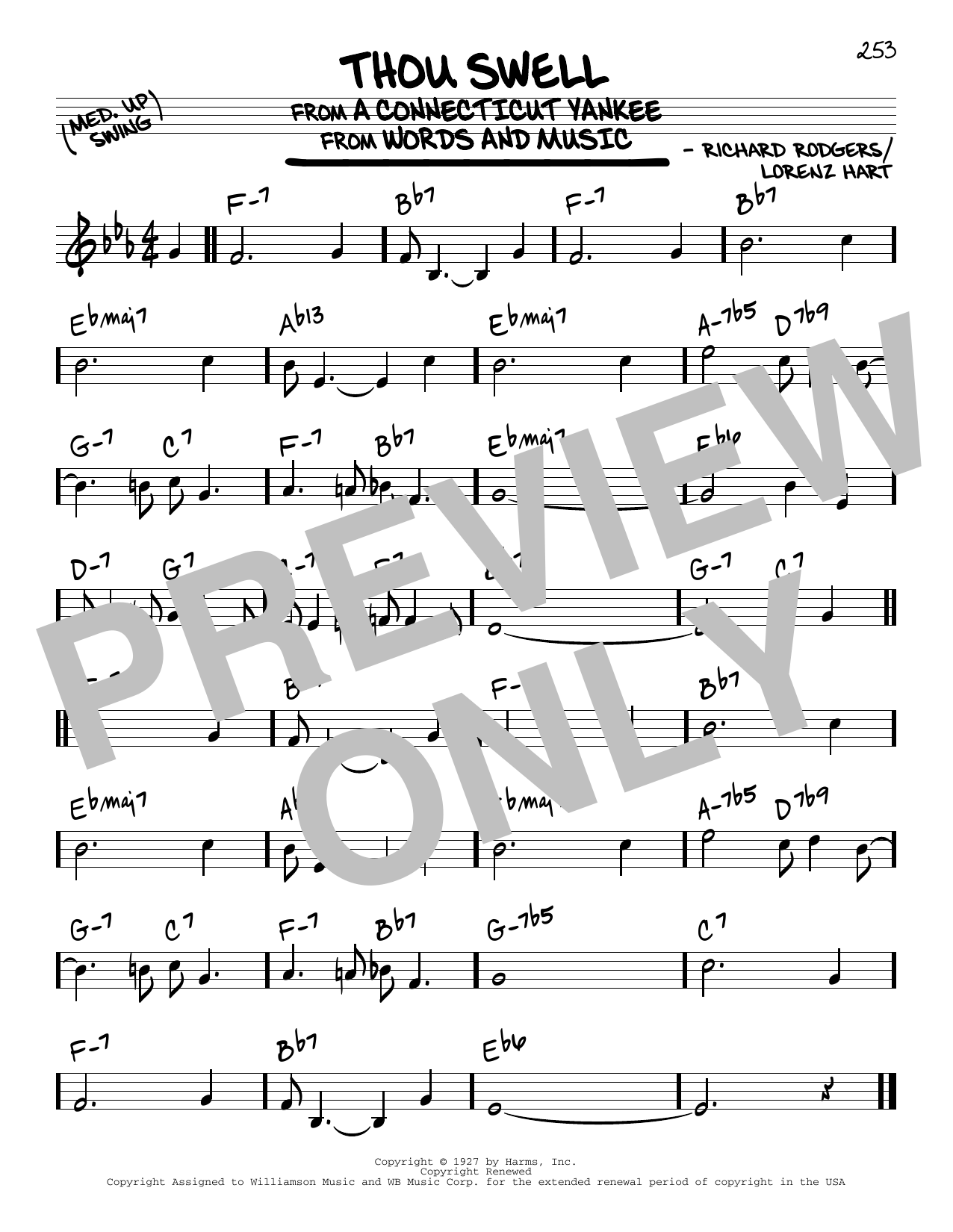 Produktbild zu: Thou Swell