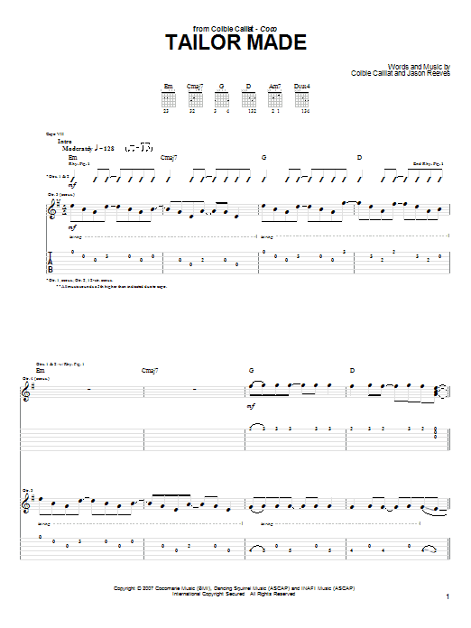 Product gallery: Page 1 of 1 Tailor Made, Colbie Caillat