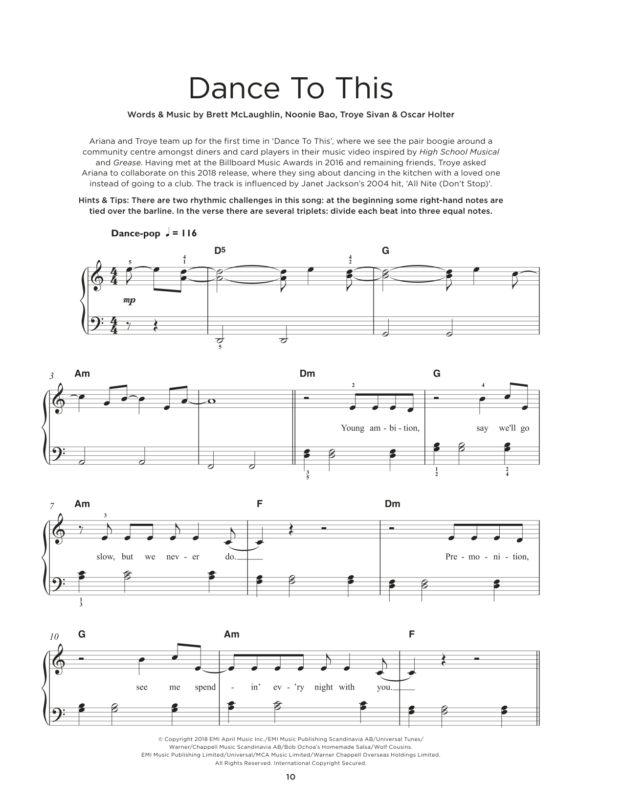 Produktbild zu: Dance To This (feat. Ariana Grande)