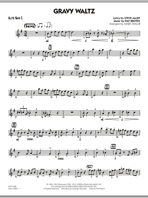 Produktgalerie: Seite 1 von 1 Gravy Waltz - Alto Sax 2, 