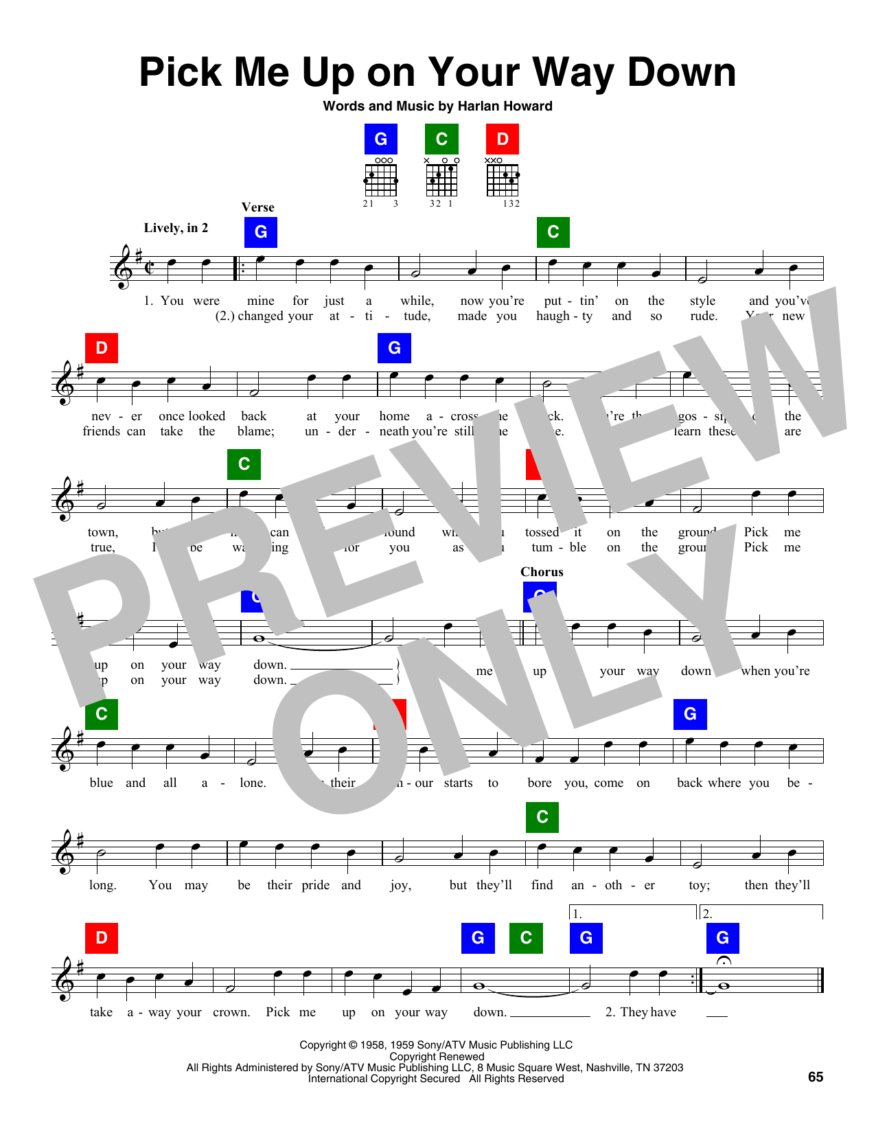 Produktbild zu: Pick Me Up On Your Way Down