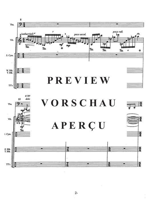 Produktgalerie: Seite 6 von 21 Duo Fantasia , , (Tuba Solo + Percussion)