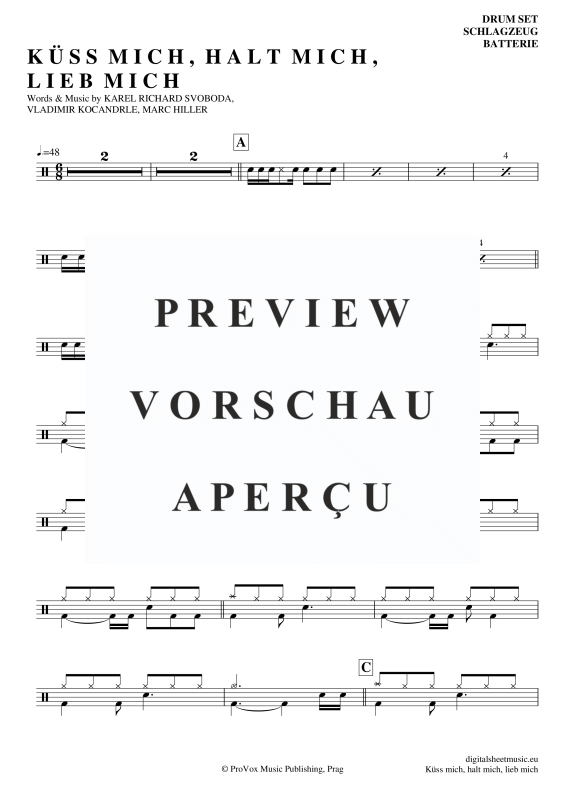 Product gallery: Page 2 of 4 Küss Mich, Halt Mich, Lieb Mich, Egli, Beatrice, (Drums)