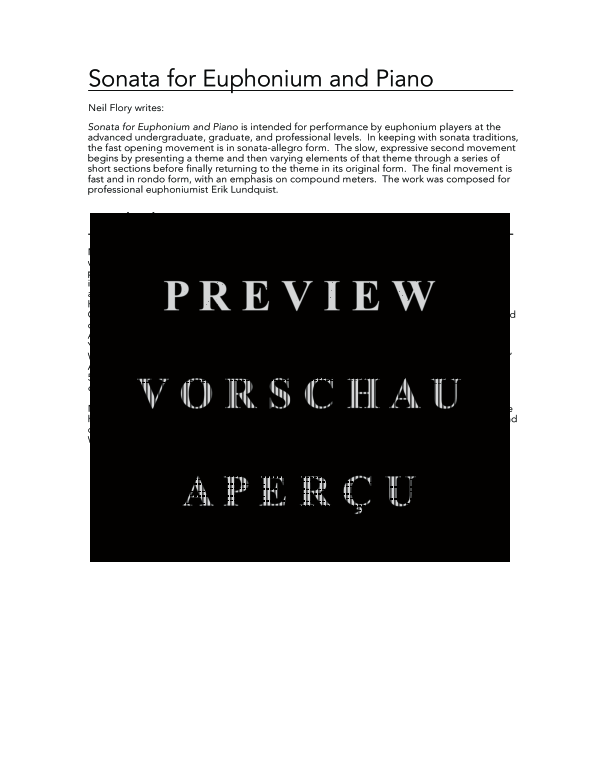 Product gallery: Page 4 of 11 Sonata, , (euphonium and piano)