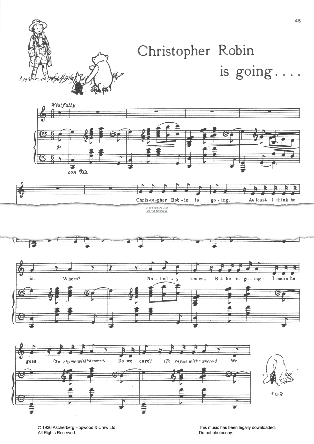 Product picture to: Christopher Robin Is Going....