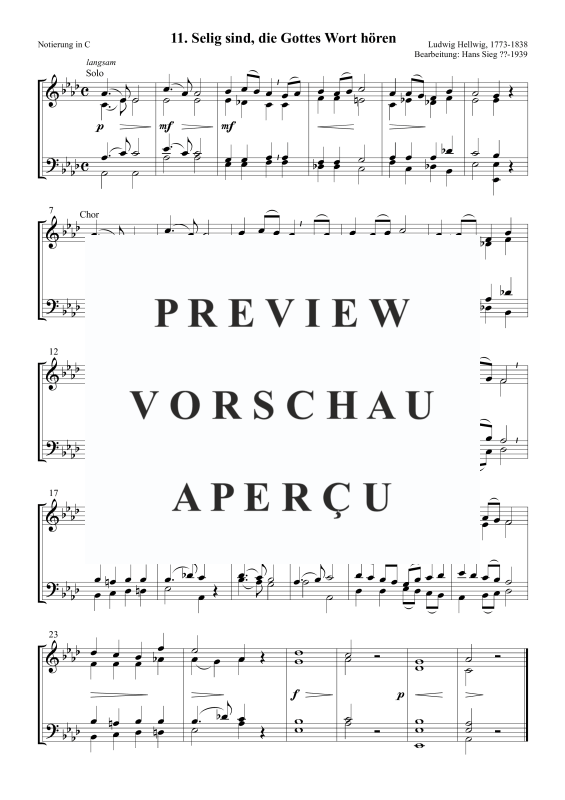 Product gallery: Page 2 of 3 Selig sind, die Gottes Wort hören, , Trombone Choir