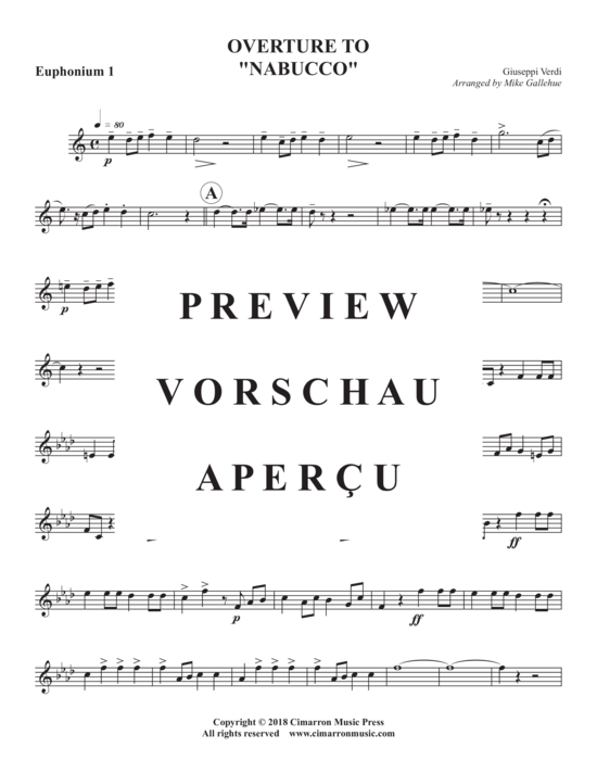 Product gallery: Page 19 of 21 Overture to Nabucco , , (Tuba Quartett EETT)