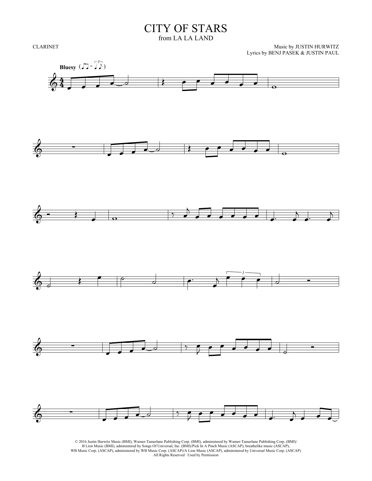 Produktbild zu:  City Of Stars (from La La Land) - Ryan Gosling & Emma Stone