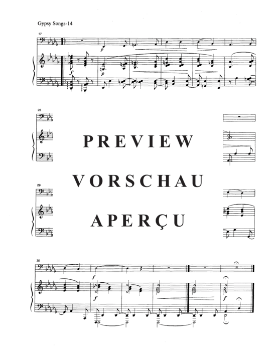 Product gallery: Page 17 of 20 Gypsy Songs , , (tuba + piano)